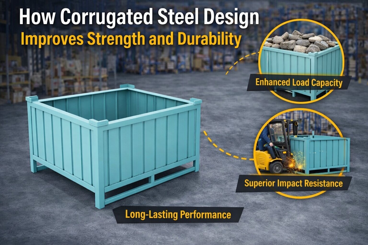 How Corrugated Steel Design Improves Strength and Durability